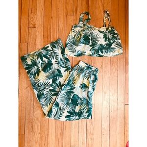 2 piece Boutique Palm summer set